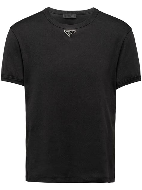 mens black prada t shirt|harrods men's prada t shirts.